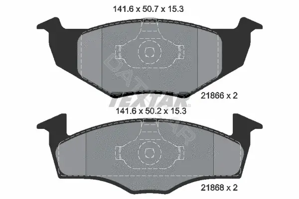 Тормозные колодки TEXTAR 2186601