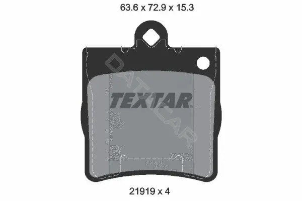 Тормозные колодки TEXTAR 2191901