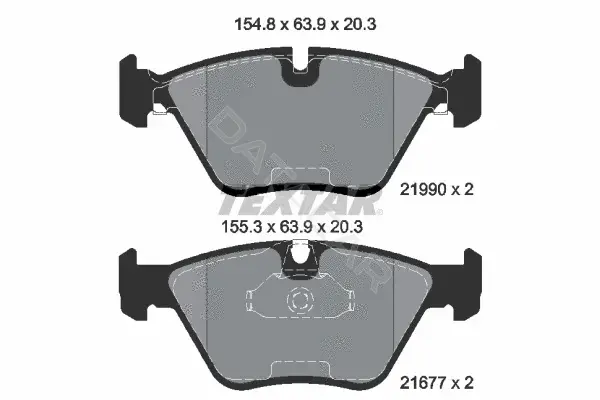 Тормозные колодки TEXTAR 2199003
