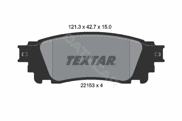 Тормозные колодки TEXTAR 2215301