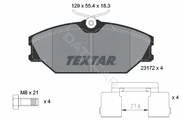 Тормозные колодки TEXTAR 2317203