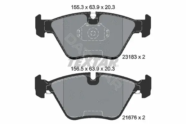 Тормозные колодки TEXTAR 2318302