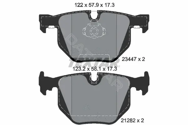 Тормозные колодки TEXTAR 2344702