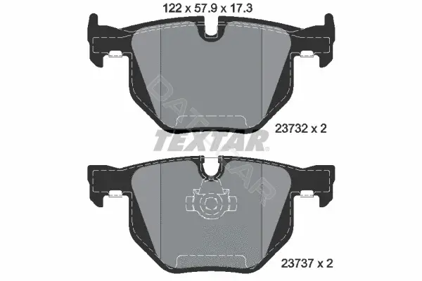 Тормозные колодки TEXTAR 2373201