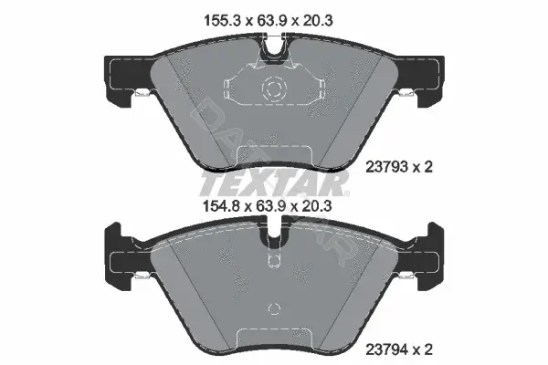 Тормозные колодки TEXTAR 2379301