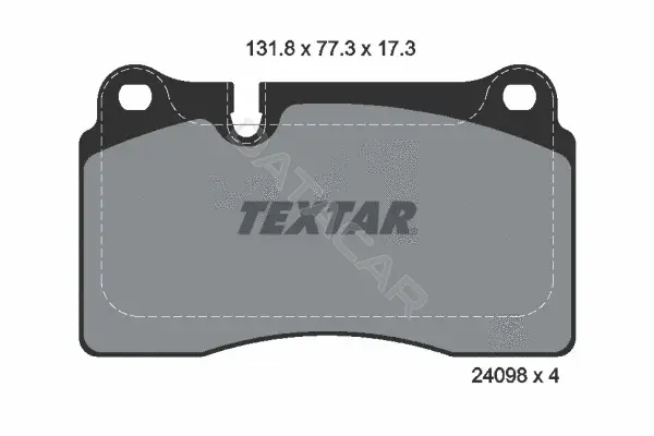 Тормозные колодки TEXTAR 2409801