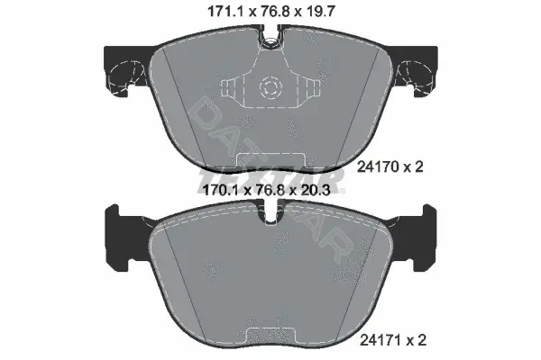 Тормозные колодки TEXTAR 2417001