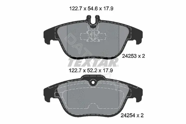 Тормозные колодки TEXTAR 2425301