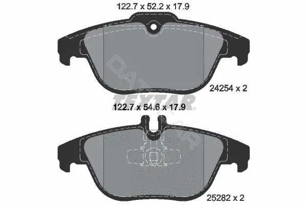 Тормозные колодки TEXTAR 2425401