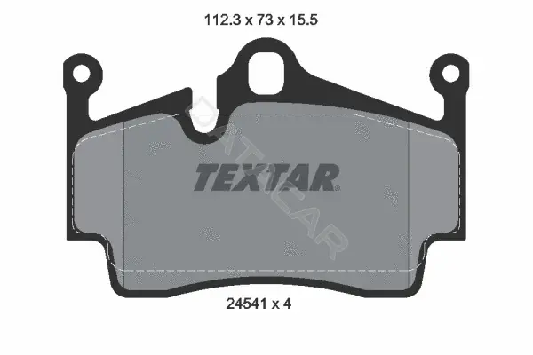 Тормозные колодки TEXTAR 2454101