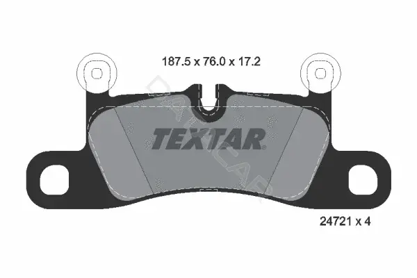 Тормозные колодки TEXTAR 2472101