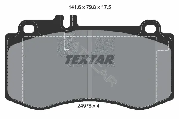 Тормозные колодки TEXTAR 2497601