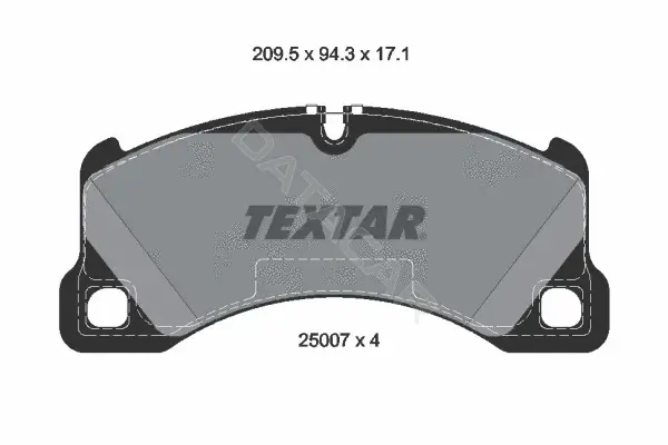 Тормозные колодки TEXTAR 2500701