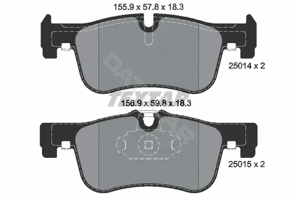 Тормозные колодки TEXTAR 2501401