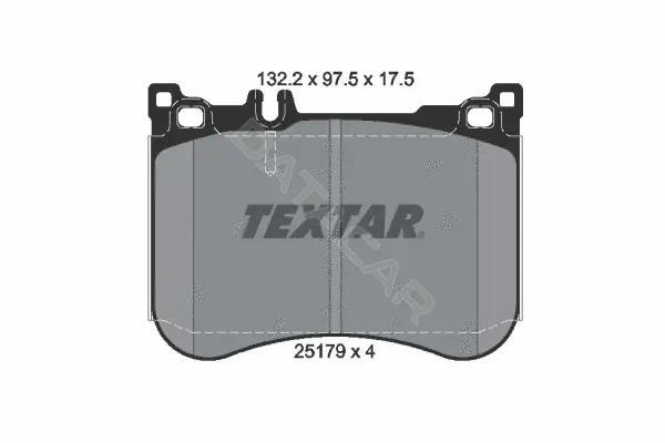 Тормозные колодки TEXTAR 2517903