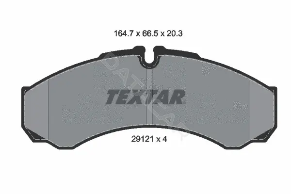 Тормозные колодки TEXTAR 2912112