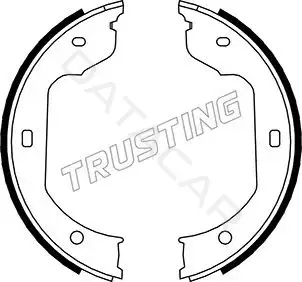 Колодки ручника TRUSTING 019.029