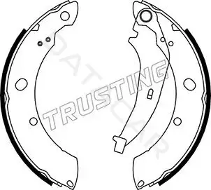 Барабанные колодки TRUSTING 023.008