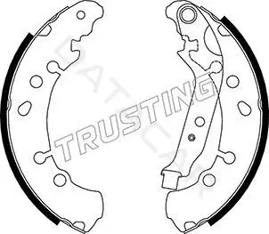 Барабанные колодки TRUSTING 115.326