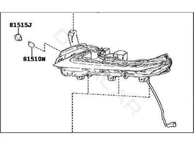 Габариты TOYOTA 8162078040