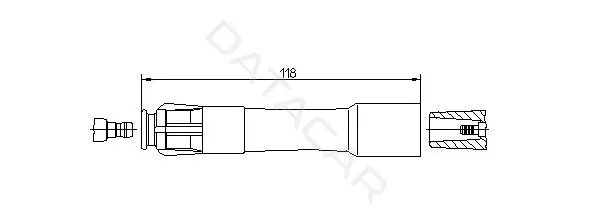 Наконечник высоковольтного провода BREMI 13249A1,8