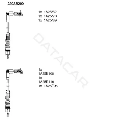 Высоковольтные провода BREMI 229AB200