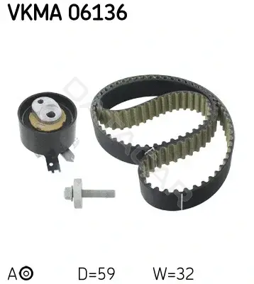 Комплект ГРМ SKF VKMA06136
