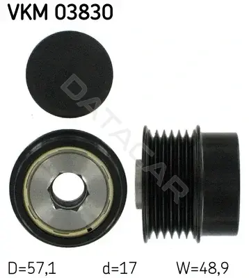 Шкив генератора SKF VKM03830