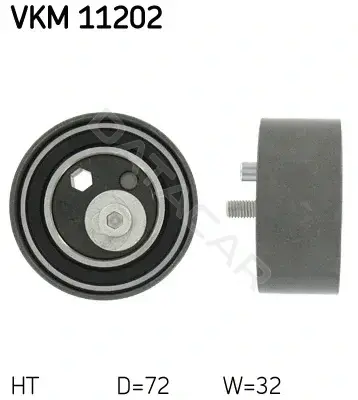 Натяжной ролик ГРМ SKF VKM11202
