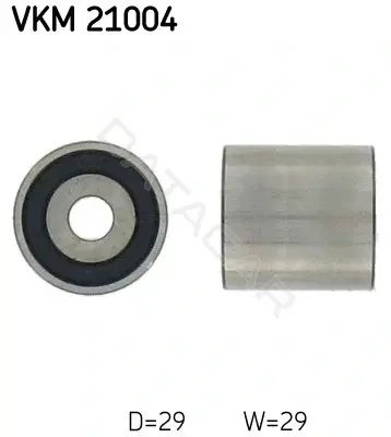 Ролик обводной ремня грм SKF VKM21004