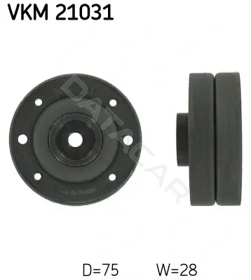 Ролик обводной ремня грм SKF VKM21031