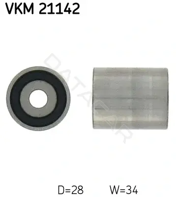 Ролик обводной ремня грм SKF VKM21142