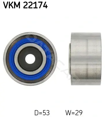 Ролик обводной ремня грм SKF VKM22174