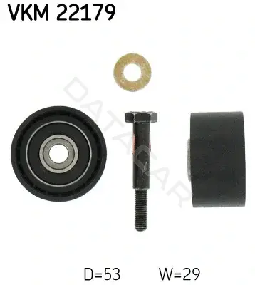 Ролик обводной ремня грм SKF VKM22179