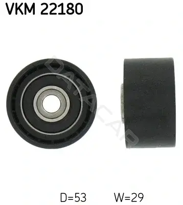 Ролик обводной ремня грм SKF VKM22180