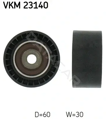 Ролик обводной ремня грм SKF VKM23140