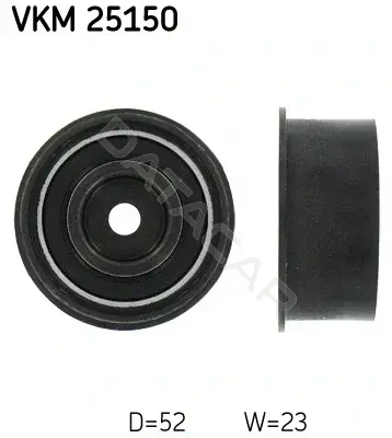 Ролик обводной ремня грм SKF VKM25150
