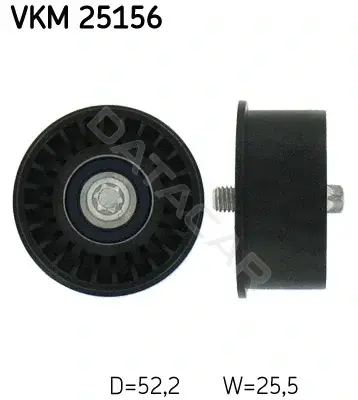 Ролик обводной ремня грм SKF VKM25156