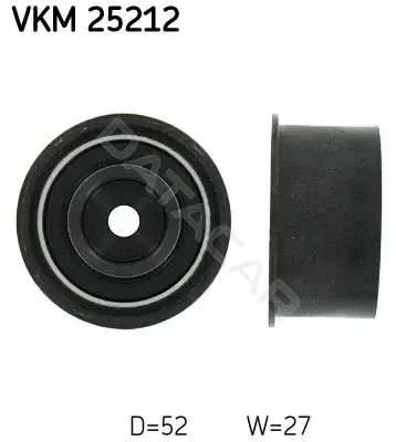 Ролик обводной ремня грм SKF VKM25212