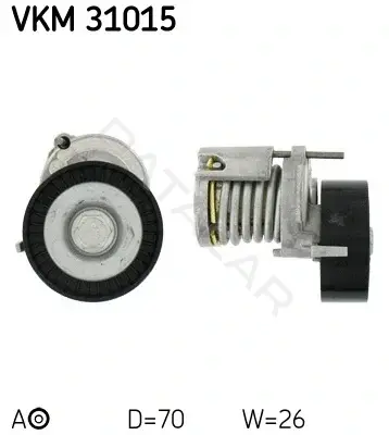 Натяжитель ремня генератора SKF VKM31015
