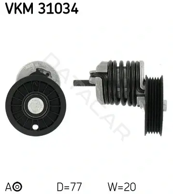Натяжитель ремня генератора SKF VKM31034