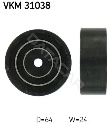Ролик ремня генератора SKF VKM31038