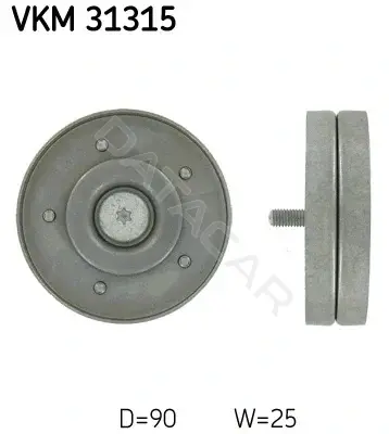Ролик ремня генератора SKF VKM31315
