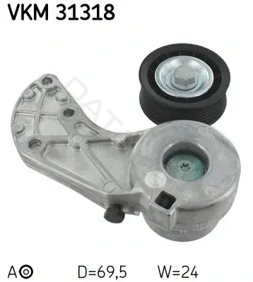 Натяжитель ремня генератора SKF VKM31318