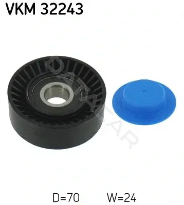 Ролик ремня генератора SKF VKM32243
