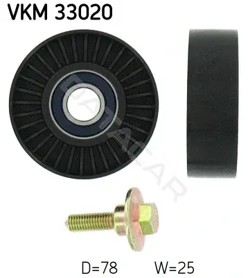 Ролик ремня генератора SKF VKM33020