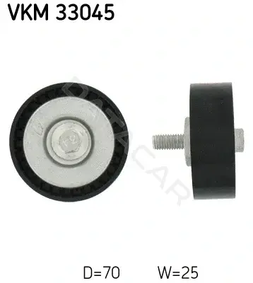Ролик ремня генератора SKF VKM33045