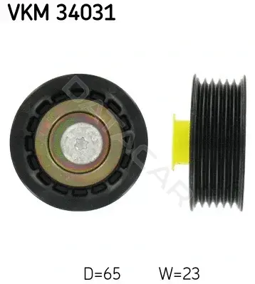 Ролик ремня генератора SKF VKM34031
