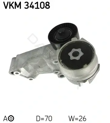 Натяжитель ремня генератора SKF VKM34108
