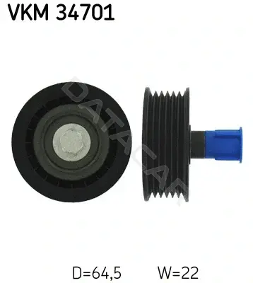 Ролик ремня генератора SKF VKM34701